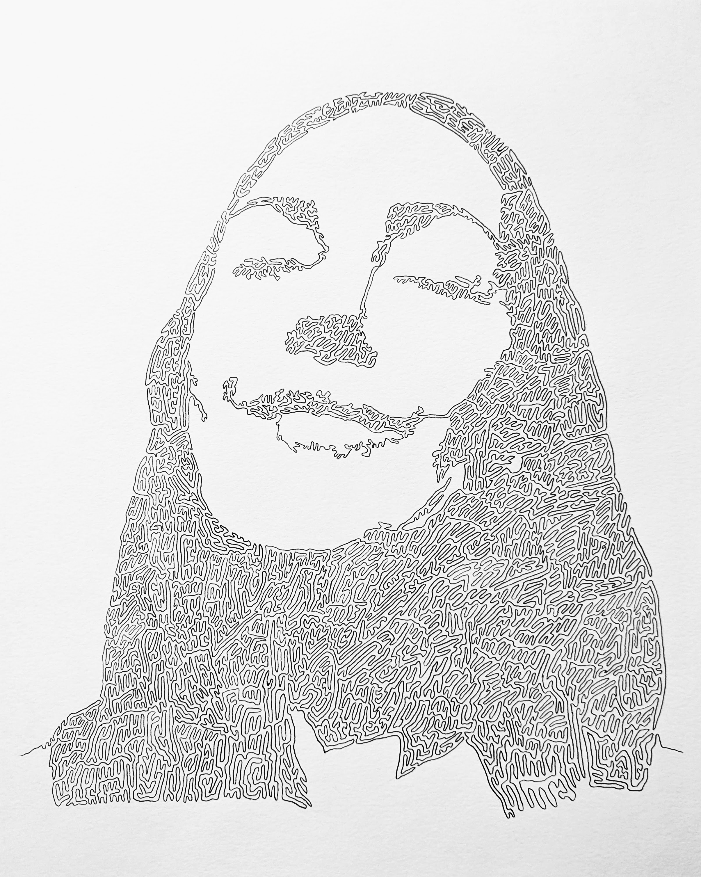 Line drawing of Jess